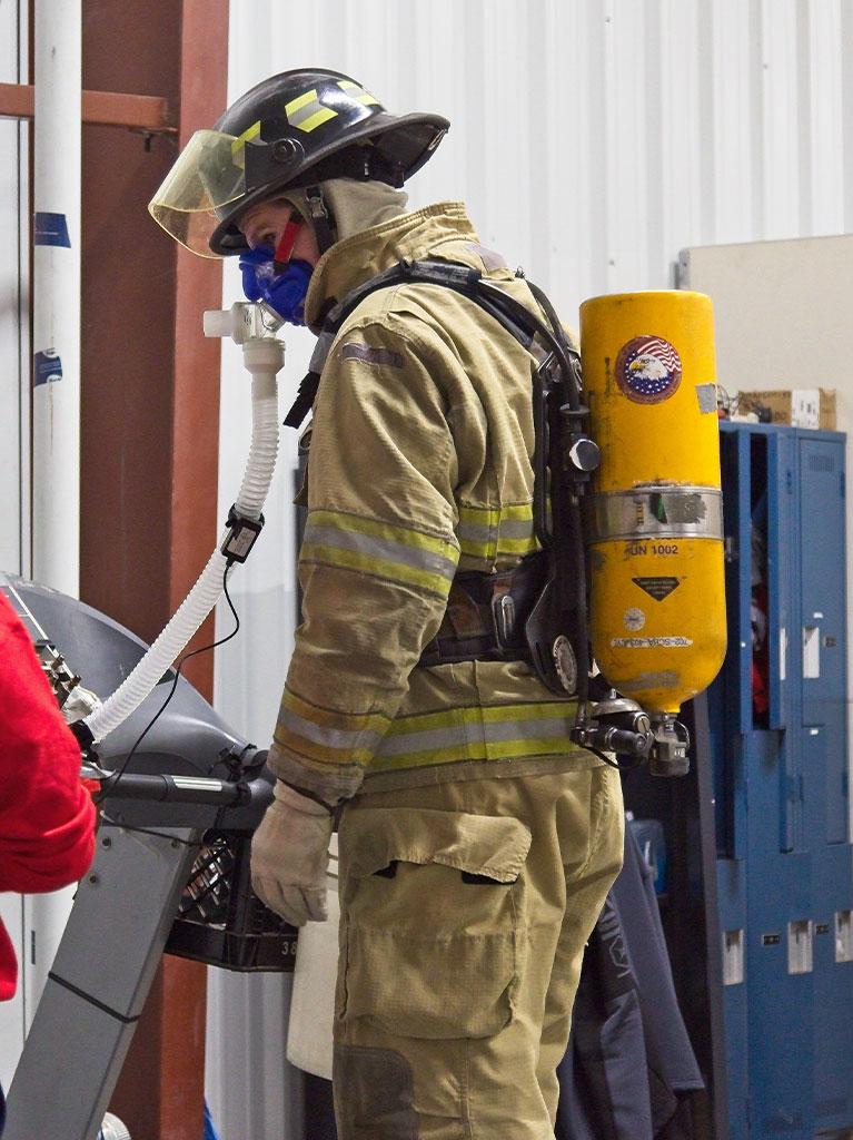 VO2 Max testing at Blue Line Fitness Testing in Edmonton, Alberta