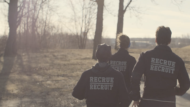 Recruits at the College for the Canadian Border Service Agency