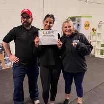 Successful PARE applicant with passing certificate at Blue Line Fitness Testing in Edmonton, Alberta