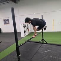Vault in the PARE at Blue Line Fitness Testing in Edmonton, Alberta